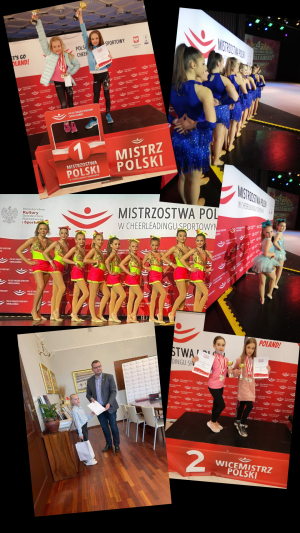10 medali na Mistrzostwach Polski Cheerleaders oraz nagroda Burmistrza dla Mistrzyni Świata Leny Latoń